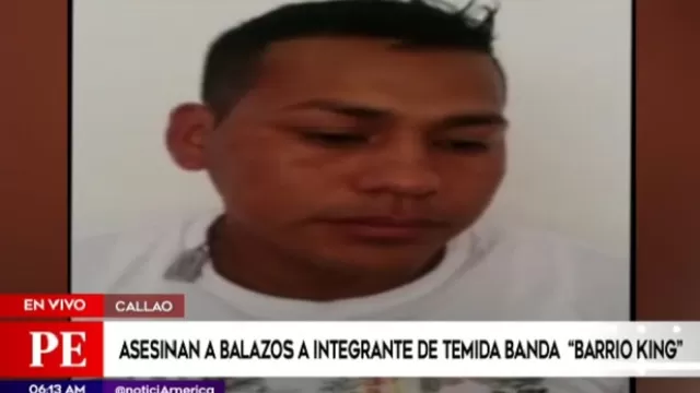 Callao: asesinan a balazos a integrante de la organización 'Barrio King'