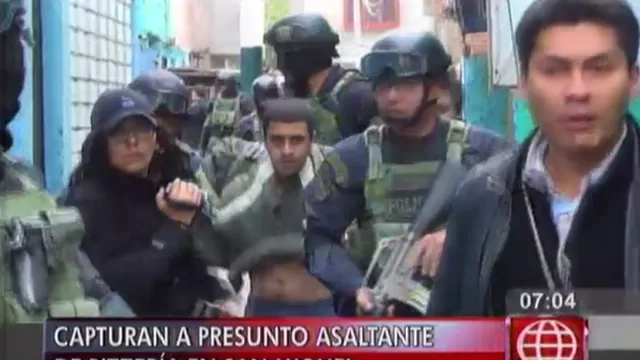 Callao: capturaron a presunto implicado en robo a pizzería de San Miguel