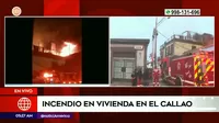 Callao: Casona antigua fue consumida por incendio