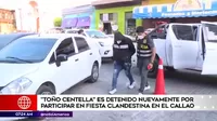 Callao: Detienen a Toño Centella por participar en fiesta COVID-19