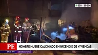 Callao: Hombre murió calcinado en incendio de viviendas