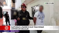 Callao: Policía capturó a padre e hijo tras robar juntos un celular
