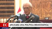 Canciller Héctor Béjar anunció que aplicará una política democrática