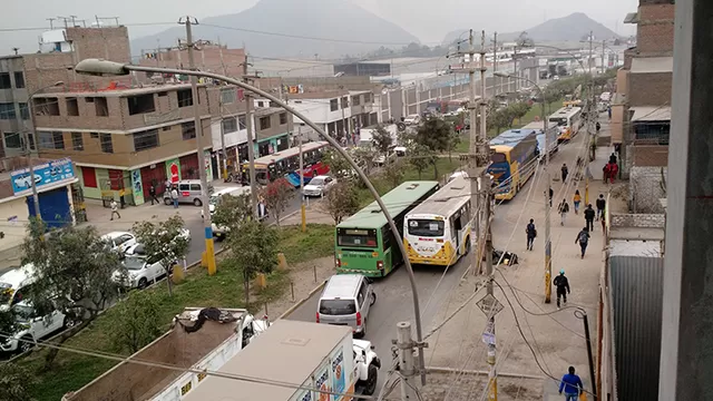Tránsito es intenso en la zona de Campoy. Foto: Jéssica Roca