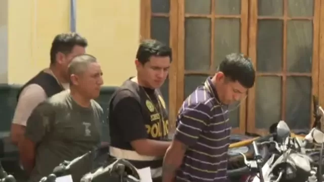 Capturan a sujetos dedicados al robo de motos eléctricas en el Cercado de Lima