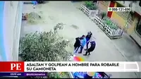 Carabayllo: asaltan y golpean a hombre para robarle su camioneta