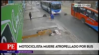 Carabayllo: Motociclista murió atropellado por bus de transporte público