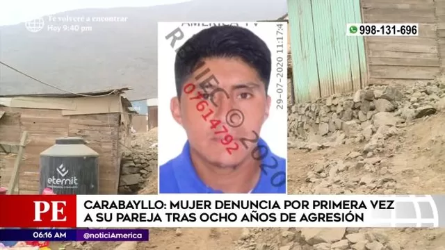Carabayllo: Mujer se hartó de maltratos y denunció a su pareja luego de 8 años