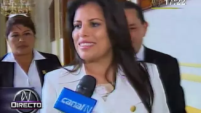 Carmen Omonte: "Estoy tranquila y espero que prime la justicia" 