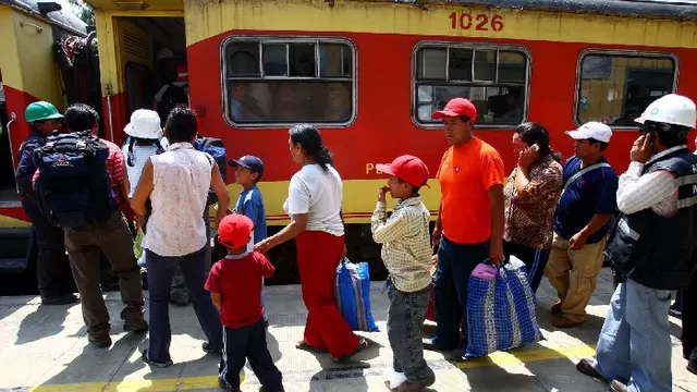 Carretera Central: tren transportará gratis a personas varadas por huaicos / Foto: Andina