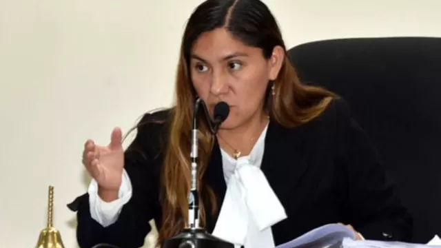 Jueza Elizabeth Arias del Tercer Juzgado de Investigación Preparatoria (Foto: Internet - Medios)