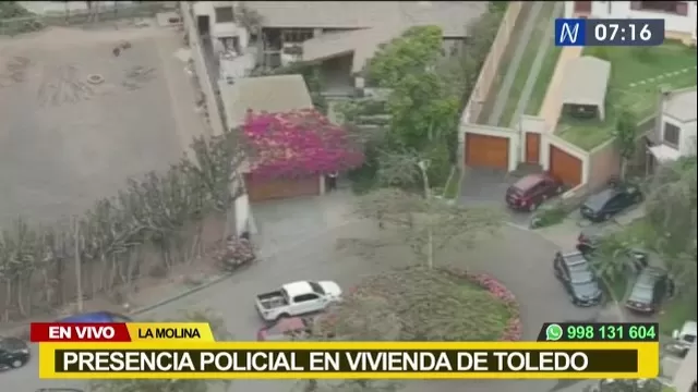 Alejandro Toledo: Autoridades incautan su vivienda de La Molina