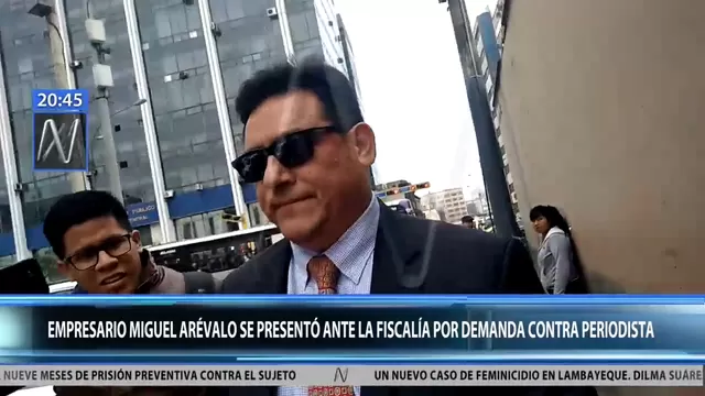 Aparece Miguel Arévalo, empresario que demandó por US$ 100 millones a periodista que lo investigó