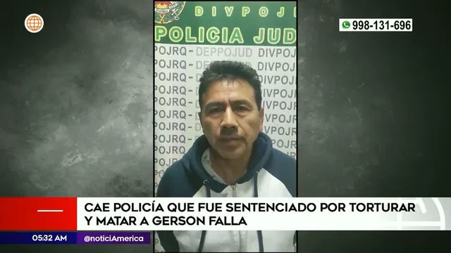 Caso Gerson Falla: Cayó policía sentenciado por torturarlo y matarlo