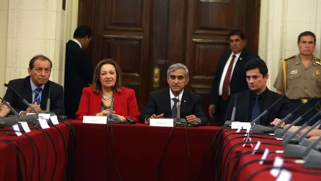 Juez brasileño se reúne con el Poder Judicial. Foto: Agencia Andina
