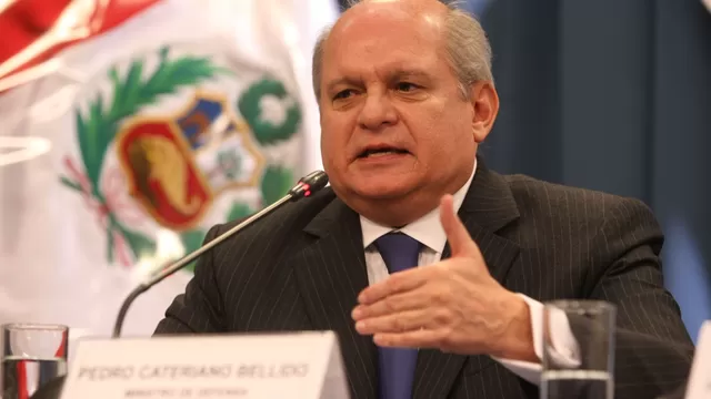 Pedro Cateriano, exjefe del Gabinete Ministerial. Foto: Andina