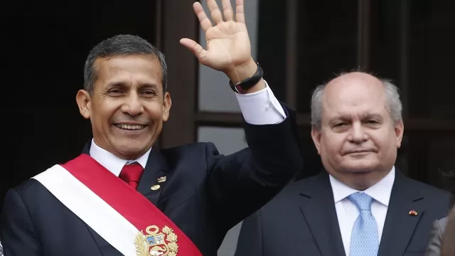 Presidente Humala y el ministro Cateriano. Foto PCM