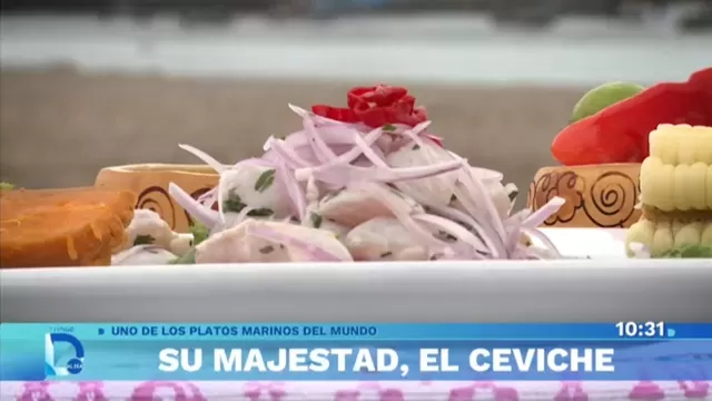 El cebiche ocupa el primer lugar como el plato más popular de Sudamérica
