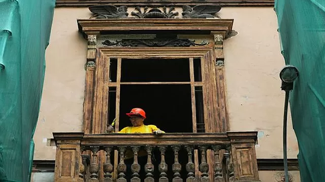 Cercado de Lima: Municipalidad restaura 21 fachadas y balcones históricos