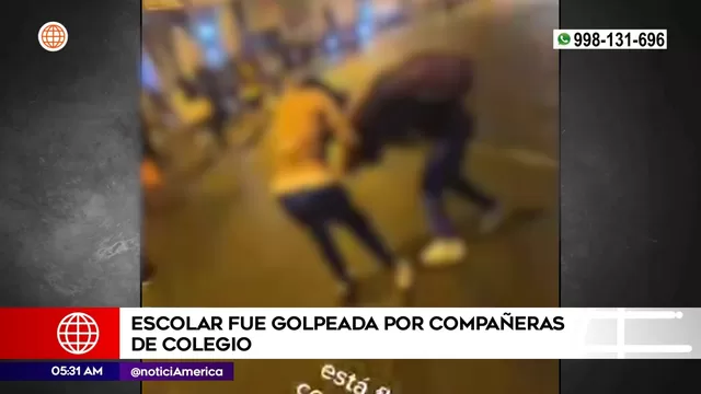 Cercado de Lima: Escolar fue golpeada brutalmente por compañeras de colegio