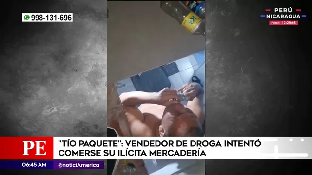 Cercado de Lima: Vendedor de droga intentó comer su ilícita mecadería