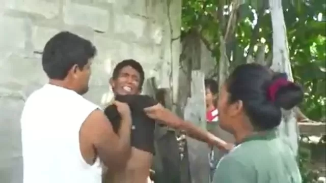 Chapa tu choro: pobladores azotaron a sujeto acusado de robar en Satipo