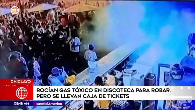 Chiclayo: Delincuentes rociaron gas tóxico en discoteca para robar