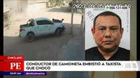 Chiclayo: Taxista fue embestido por camioneta que chocó su unidad 