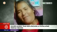 Chiclayo: Vecino mató a mujer a puñaladas y luego se quitó la vida