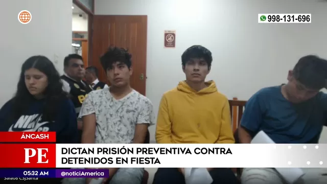 Chimbote: Prisión preventiva para jóvenes detenidos en fiesta tras muerte de estudiante