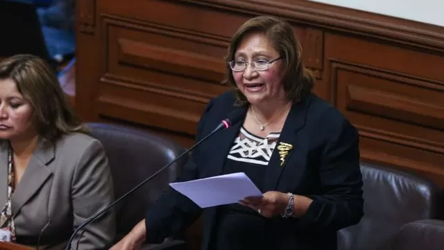 Congresista Ana María Choquehuanca. Foto: Agencia Andina 