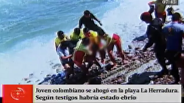 Chorrillos: ciudadano colombiano murió ahogado en playa La Herradura 