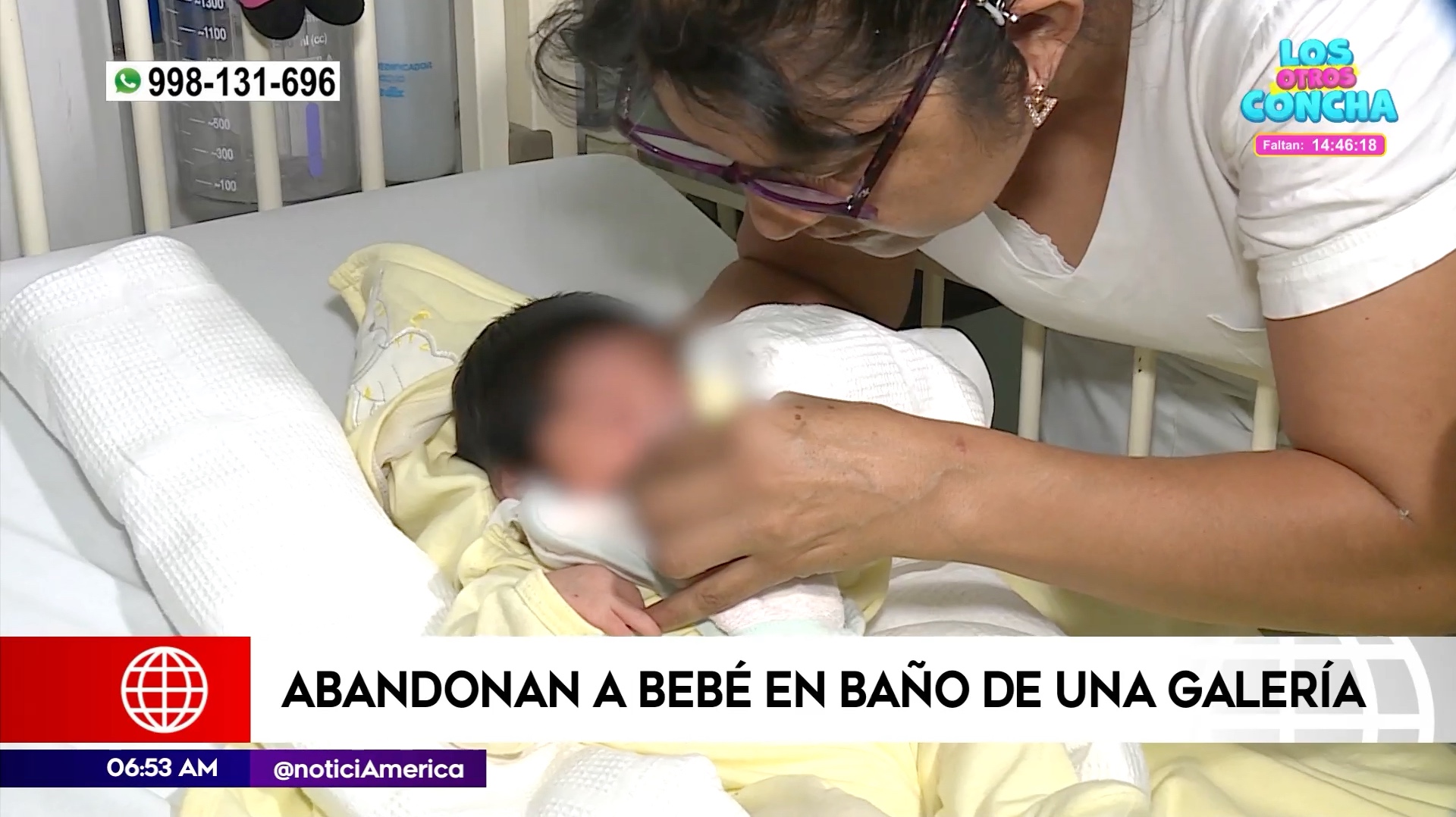 Mujer abandonó a bebé en Chorrillos. Foto: América Noticias