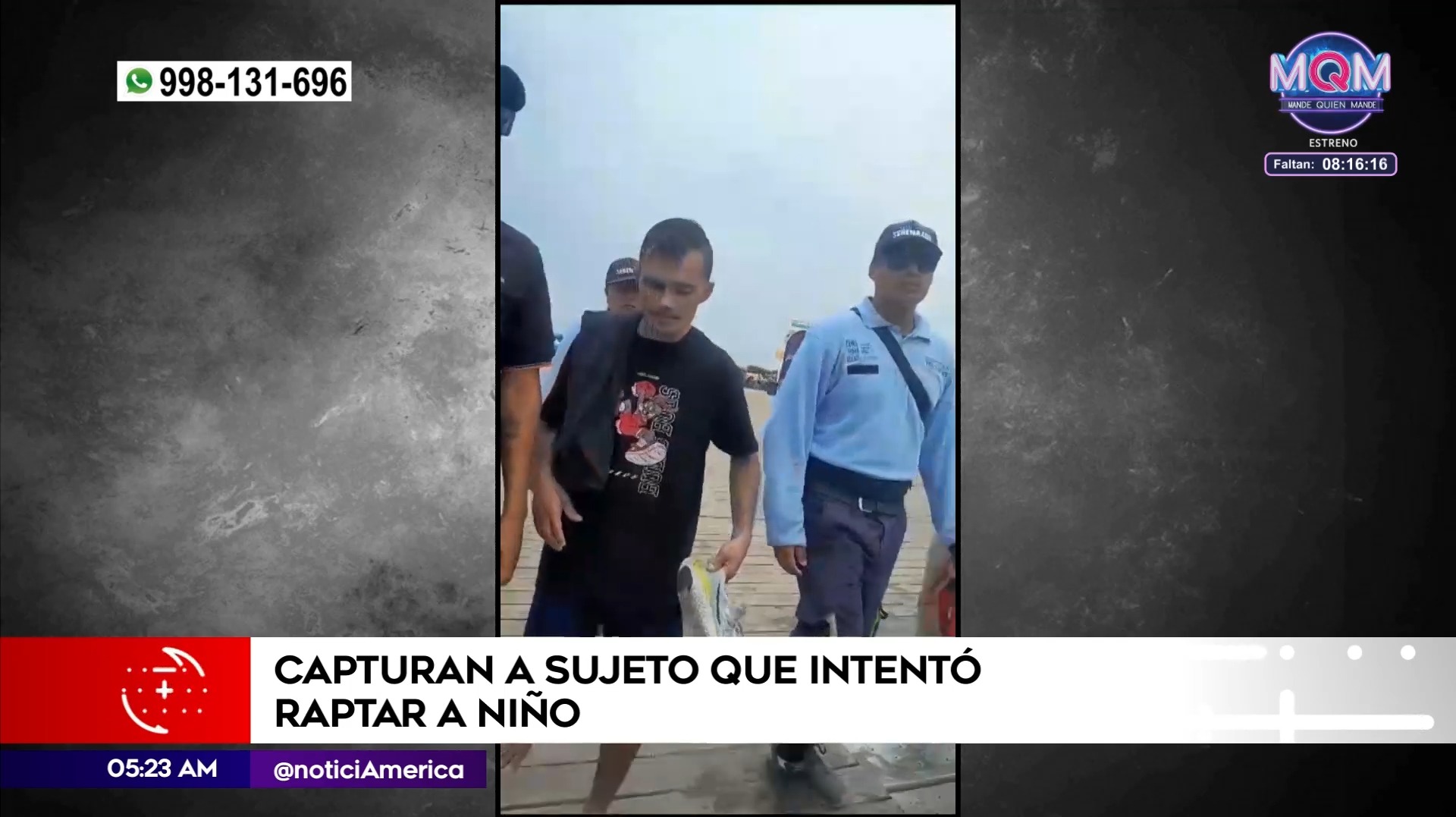 Intento de secuestro en Chorrillos. Foto: América Noticias