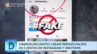 Ciberdelincuentes crean perfiles falsos en cuentas de Instagram y OnlyFans