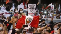 Ciudadanos participaron en la Marcha por la paz y democracia en Lima y provincias