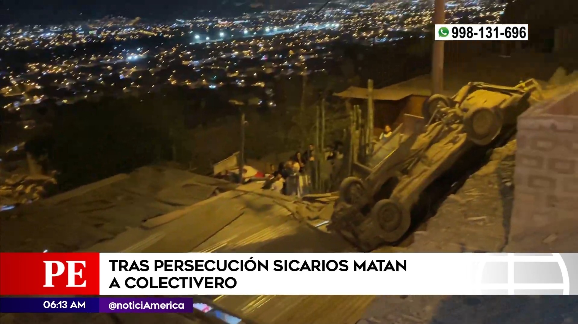 Asesinato en Comas. Foto: América Noticias