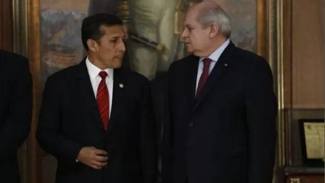 Ollanta Humala y Pedro Cateriano. Foto: peru21.pe