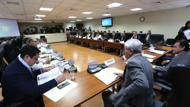 Comisión de Fiscalización. Foto: Congreso