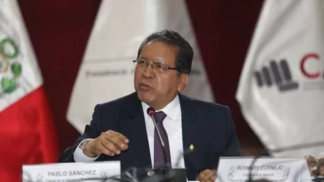 Fiscal de la Nación, Pablo Sánchez. Foto: archivo El Comercio
