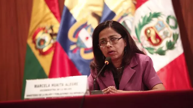 Ministra Marcela Huaita. Foto: perupress.com