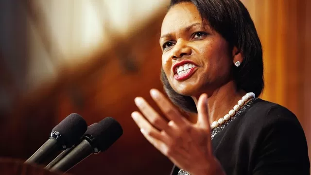 Condoleezza Rice, ex secretaria de Estado de EE.UU., y PPK. Foto: ilovemyfreedom.org