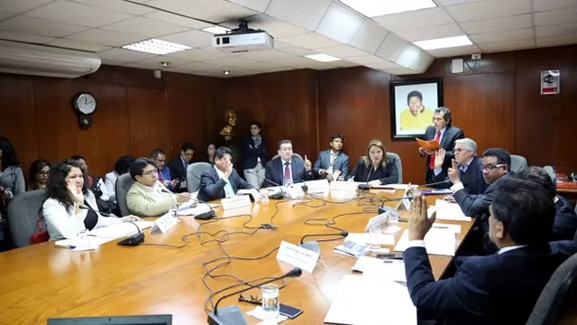 Subcomisión de Acusaciones Constitucionales. Foto: Andina