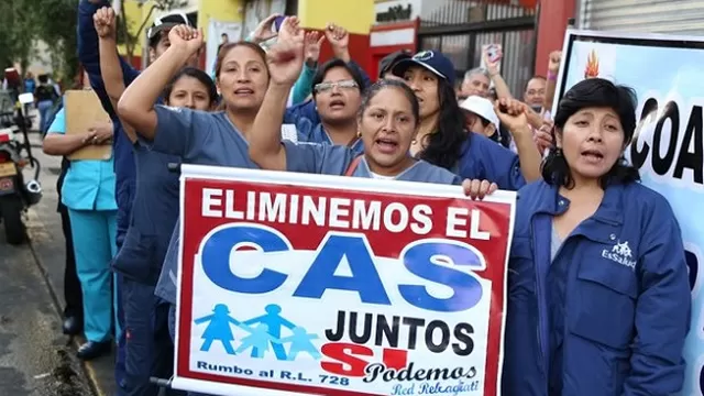 Trabajadores CAS gozarán de derechos laborales. Foto: La República