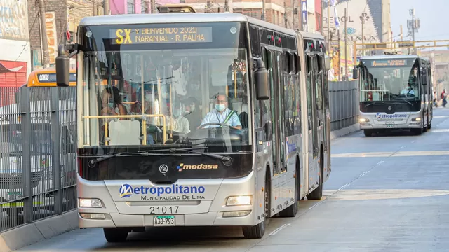 Bus del Metropolitano. Foto: Andina
