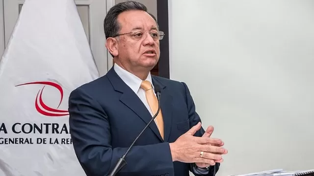 Edgar Alarcón es titular de la Contraloría general de la República