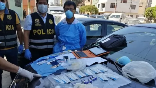 Coronavirus en Perú: Policía arresta a ciudadano chino por ofrecer pruebas de COVID-19 a vecinos de Breña. Foto: PNP