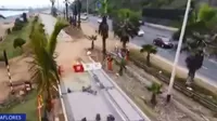 Costa Verde: construcción de malecón genera malestar de surfistas en Miraflores