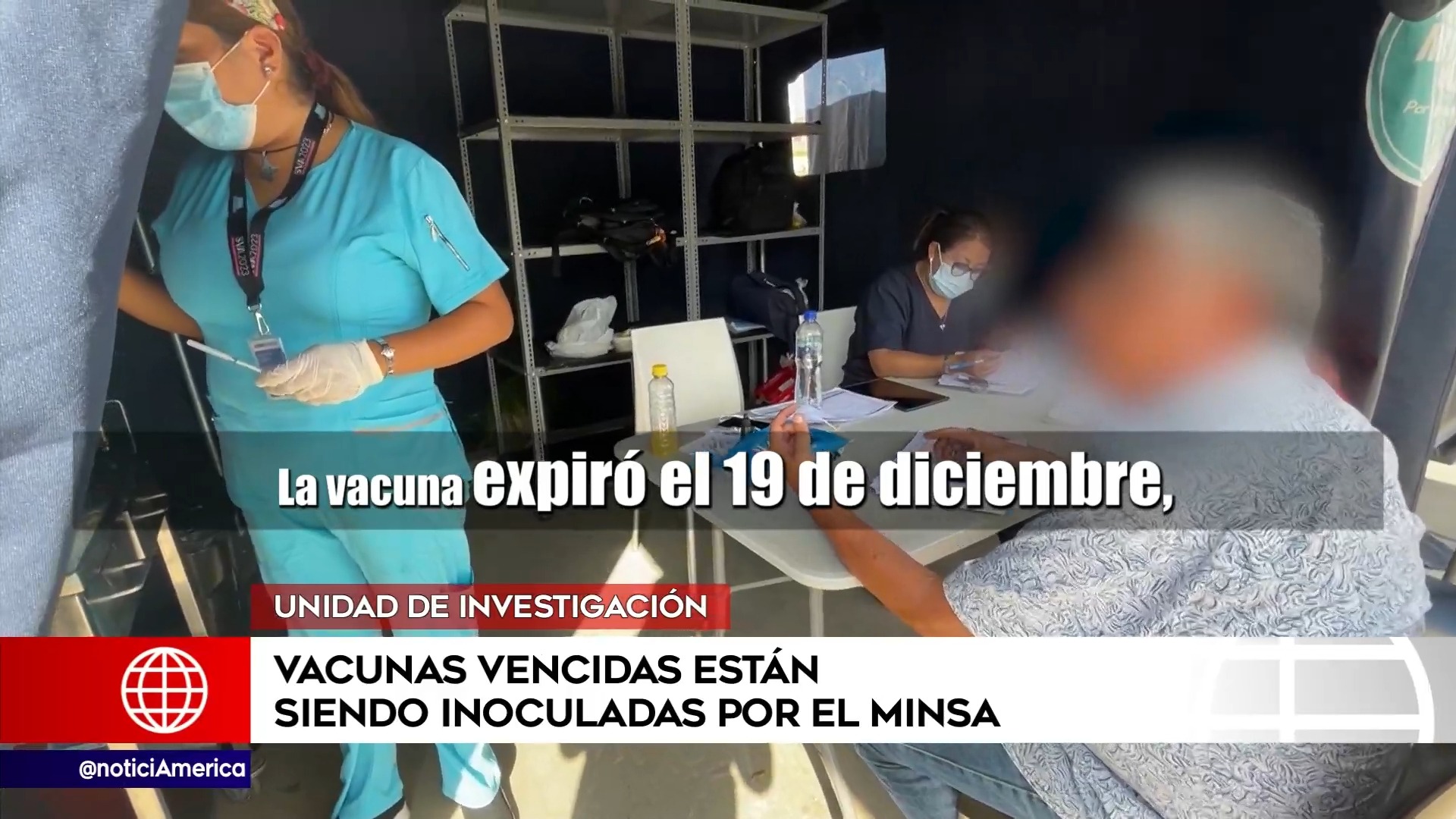 Paciente descubrió que vacuna contra la covid-19 tenía la fecha vencida en Lima - Foto: América Noticias