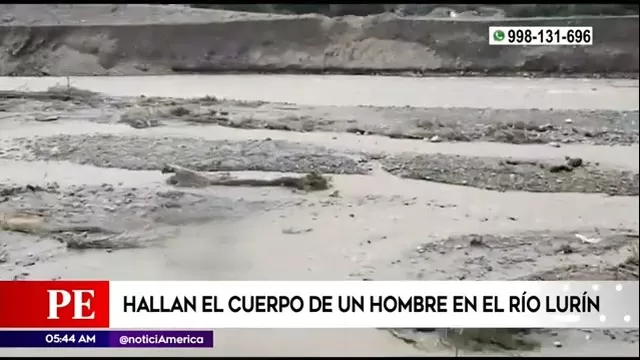 Cuerpo de un hombre fue hallado en el río Lurín